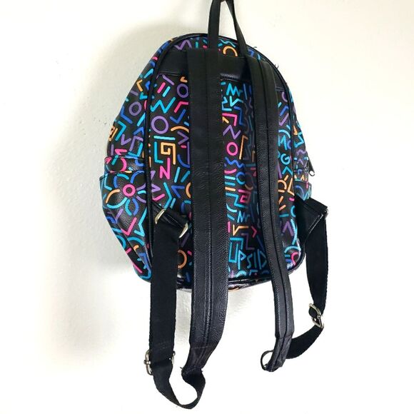 Stranger Things Loungefly Vintage 90's Neon Light Mini Zip Up Back Pack - Picture 8 of 9